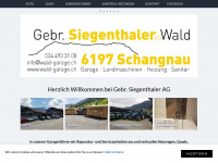 wald-garage.ch Webseite Vorschau