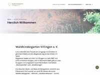 wald-kindergarten.de Webseite Vorschau