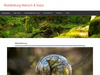 waldbildung.ch Webseite Vorschau