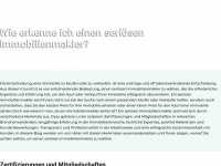 waldblick-immo.de Webseite Vorschau