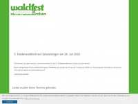 waldfest-niederwaldkirchen.at Webseite Vorschau