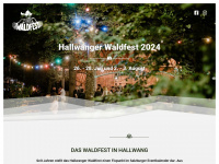 waldfest.at Webseite Vorschau