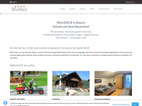 waldhof-rauris.at Webseite Vorschau