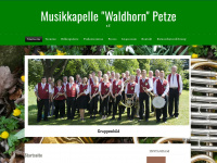 waldhorn-petze.de Webseite Vorschau