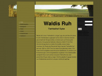 waldis-ruh.de Webseite Vorschau