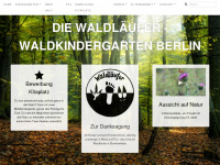 waldkindergarten-berlin.de Webseite Vorschau