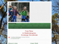 waldkindergarten-kronberg.de Webseite Vorschau