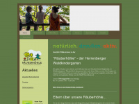 waldkindergarten-herrenberg.de Webseite Vorschau