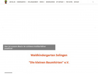 waldkindergarten-solingen.de Webseite Vorschau