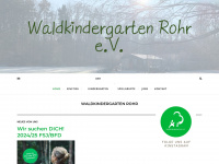 waldkindergarten-rohr.de Webseite Vorschau
