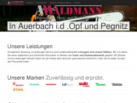 waldmann-motorgeraete.de Webseite Vorschau