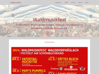 waldmusikfest.de Webseite Vorschau