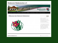 waldverein-waldmuenchen.de Webseite Vorschau