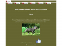 walhalla-weimaraner.de Webseite Vorschau