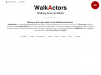 walkactors.de Webseite Vorschau