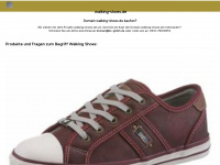 walking-shoes.de Webseite Vorschau
