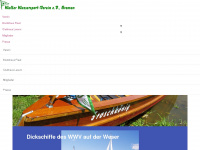 waller-wassersport-verein.de Webseite Vorschau