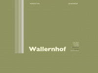 wallernhof.at Webseite Vorschau