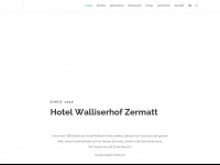 walliserhof-zermatt.ch Webseite Vorschau