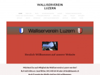 walliserverein-luzern.ch Webseite Vorschau