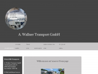 wallner-transporte.at Webseite Vorschau