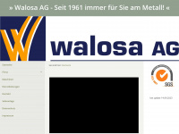 walosa.ch Webseite Vorschau