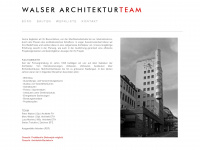 walser-archteam.ch Webseite Vorschau