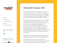 walsroder-sommer.de Webseite Vorschau