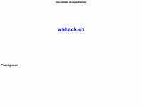 waltack.ch Webseite Vorschau