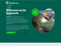 walter-solar.de Webseite Vorschau