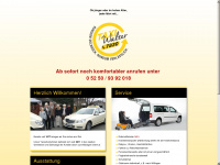 walter-taxi.de Webseite Vorschau