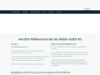 walterauer.ch Webseite Vorschau