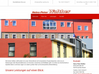 walther-aachen.de Webseite Vorschau