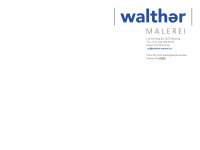 walther-malerei.ch Webseite Vorschau