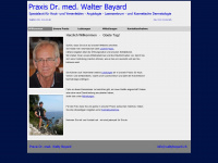 waltybayard.ch Webseite Vorschau