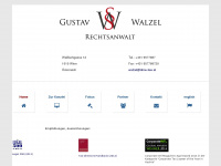 walzel-law.at Webseite Vorschau