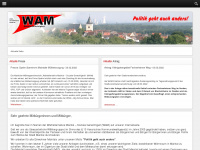 wam-maintal.de Webseite Vorschau