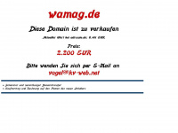 wamag.de Webseite Vorschau