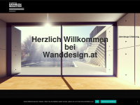 wanddesign.at Webseite Vorschau
