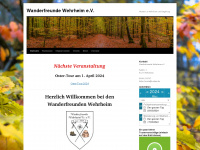 wanderfreunde-wehrheim.de Webseite Vorschau