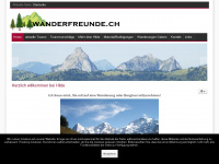 wanderfreunde.ch Webseite Vorschau