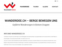 wanderidee.ch Webseite Vorschau