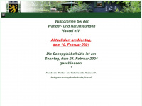 wanderverein-hassel.de Webseite Vorschau