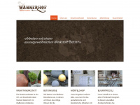 wannerhof.ch Webseite Vorschau
