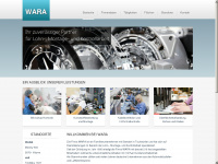 wara-cz.de Webseite Vorschau