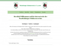 wardenburger-schuetzenverein.de Webseite Vorschau