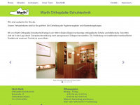 warth-orthopaedie-schuhtechnik.de Webseite Vorschau