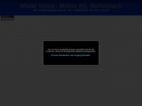 waser-velo.ch Webseite Vorschau