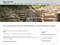 waser-forst.ch Webseite Vorschau