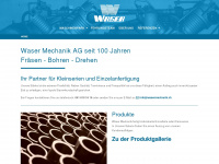 wasermechanik.ch Webseite Vorschau